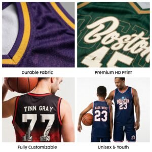 Custom City Basketball Jersey Phoenix Design - Add Your Name and Number - Image 6