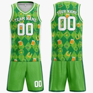 Custom St. Patrick's Day Basketball Jersey Lucky Brews - Design Your Own - Image 3